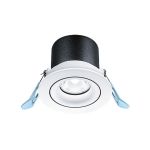 THORNeco LED Spot LILY Black 9W 900lm 38D - 930 Warm White | 82mm - Cutout 68mm - IP44 - Best Colour Rendering - Dimmable