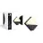 D'Lite Wall Light Elios ABS Black | IP54 - Suitable for 1x E27 