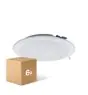 Multipack 6x LED Downlight Pan 24W 1920lm 840 Cool White | 225mm - Cutout 195mm