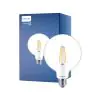 Philips MASTER Value LED Globe E27 120mm Filament Clear 5.9W 806lm - 927 Extra Warm White | Best Colour Rendering - Replaces 60W